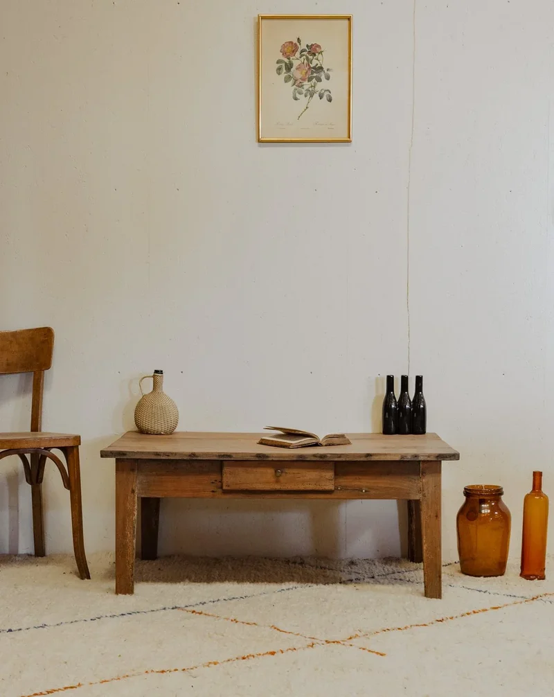 Léonie, la table basse en noyer N°897