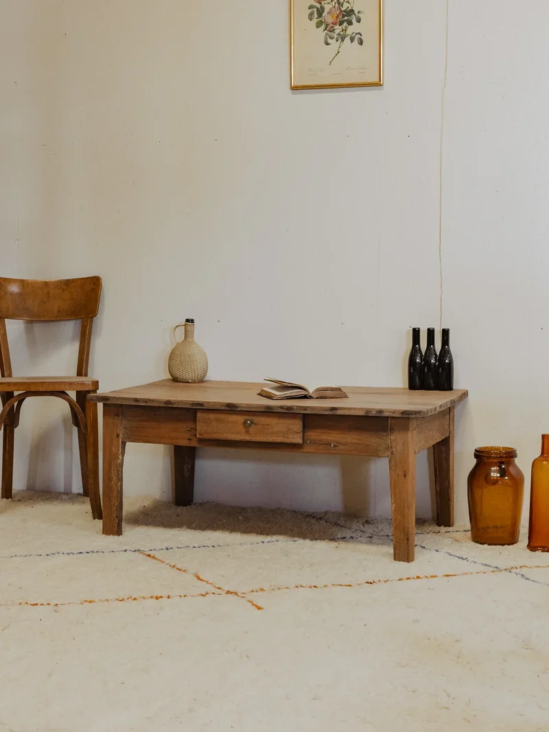 Léonie, la table basse en noyer N°897