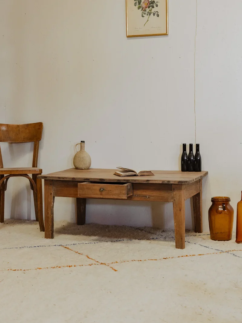 Léonie, la table basse en noyer N°897