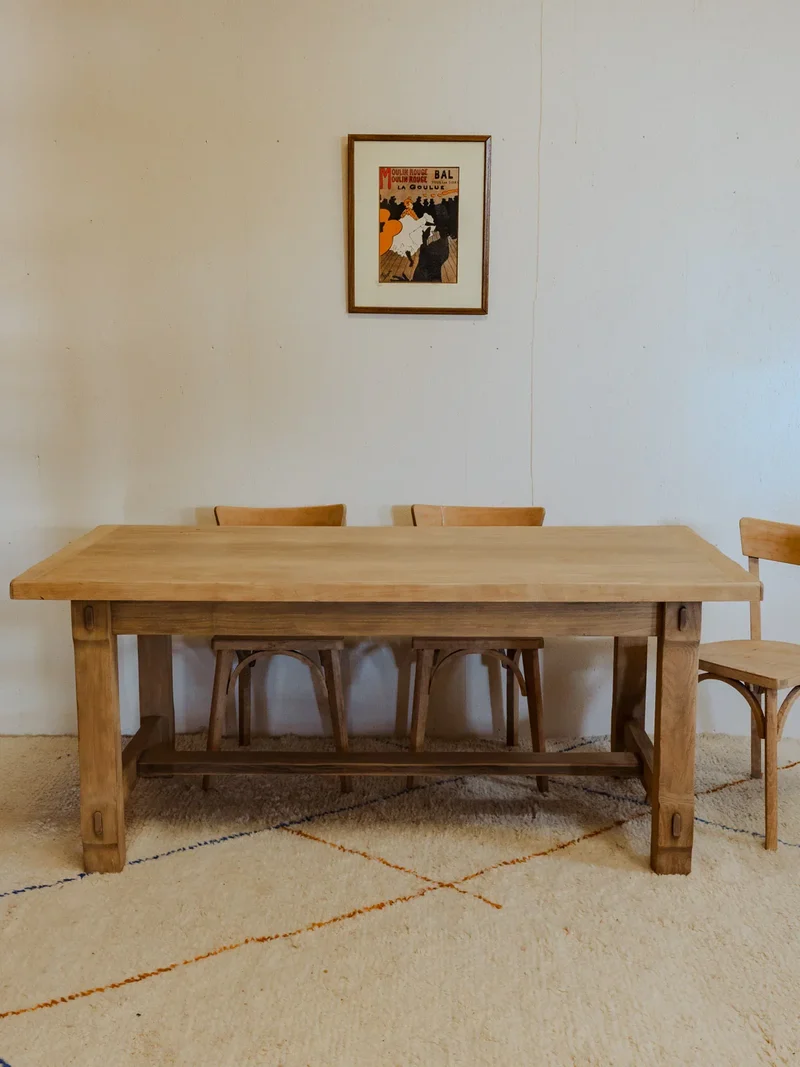 Romy, la table à manger de ferme en bois N°1311