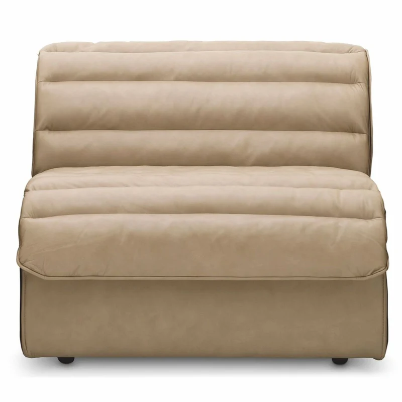 Casa Padrino Luxus Leder Sofa Braun 276 cm - Modulares Echtleder Sofa - Wohnzimmer Sofa - Wohnzimmer Möbel - Hotel Möbel - Modulare Luxus Möbel