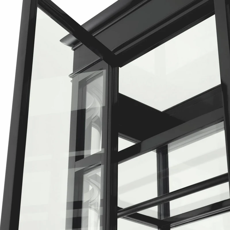 Casa Padrino Luxus Art Deco Mahagoni Kleiderschrank Schwarz 147 x H. 238 cm