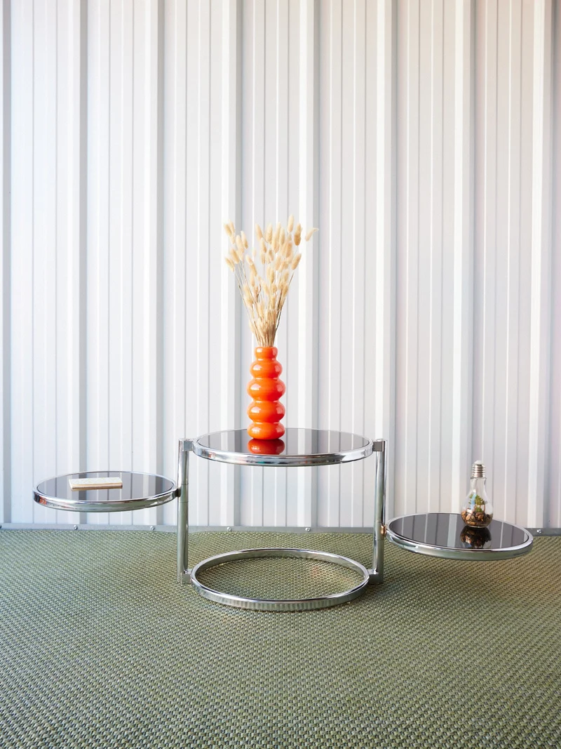 Donna, la table basse aux plateaux pivotants N°908