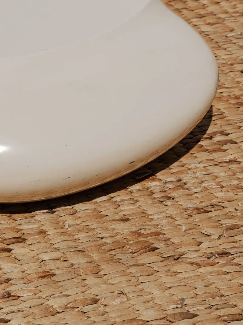 Donna, la table basse ronde blanche N°916