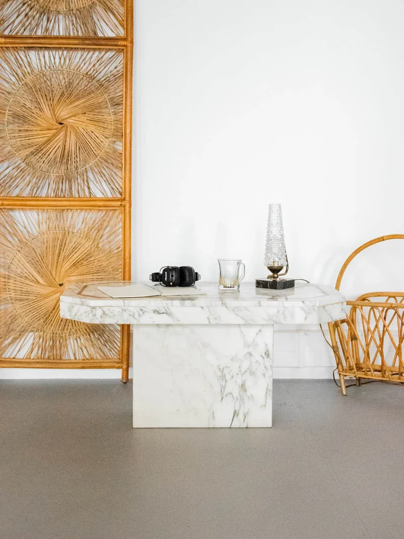 Marie-Pierre, la table basse en marbre N°80