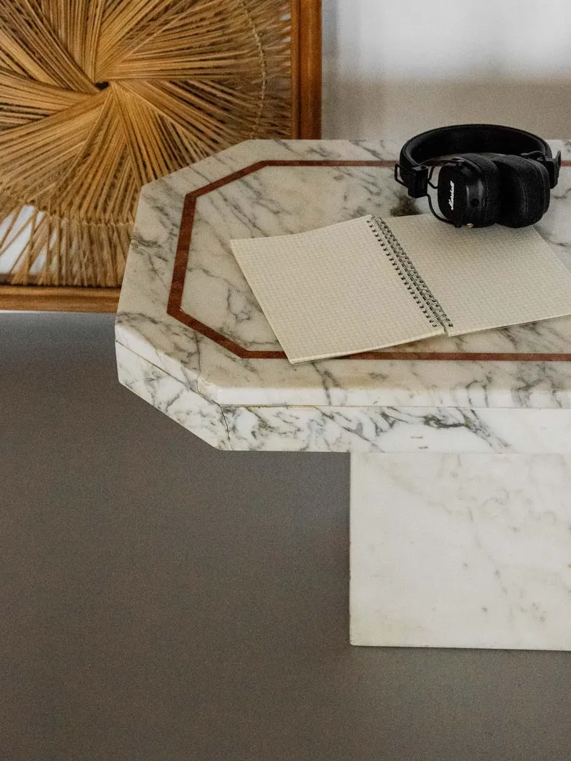 Marie-Pierre, la table basse en marbre N°80