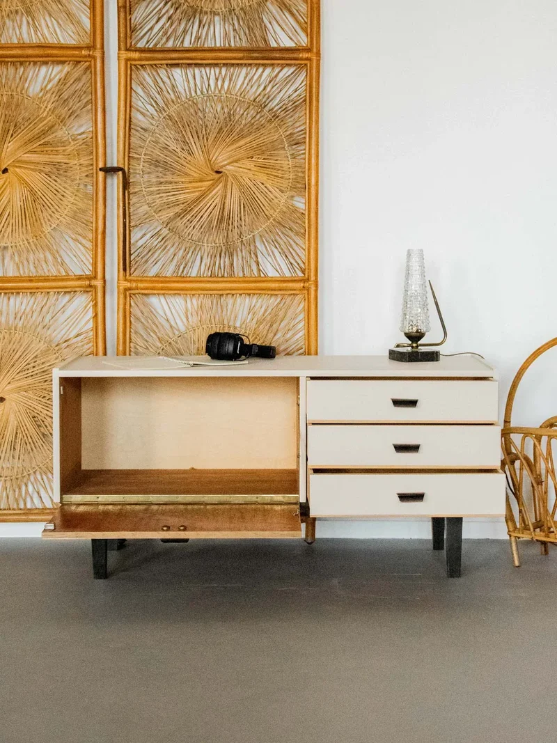 Margaret, l'enfilade crème en bois N°429