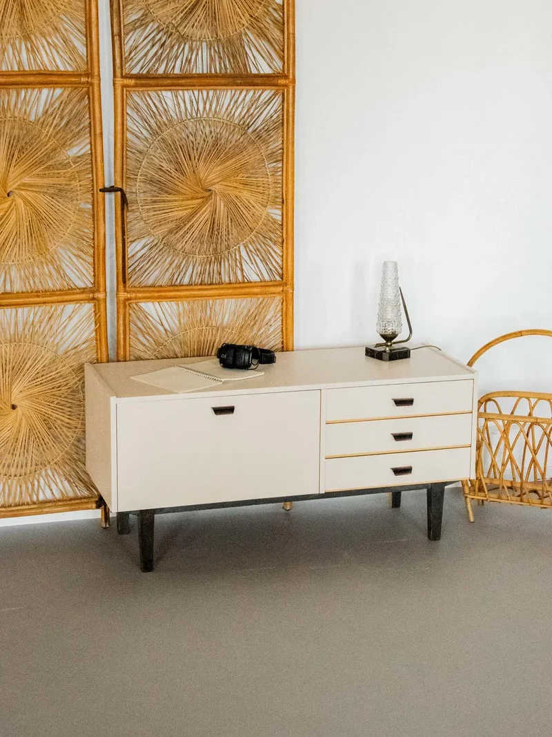 Margaret, l'enfilade crème en bois N°429