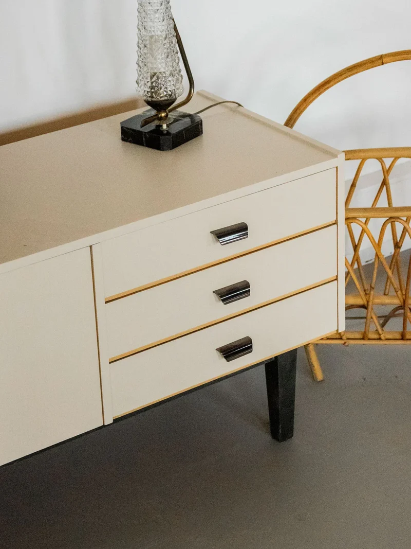 Margaret, l'enfilade crème en bois N°429