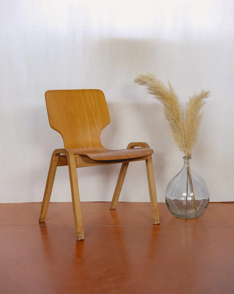 Alma, la chaise en bois clair scandinave N°1436