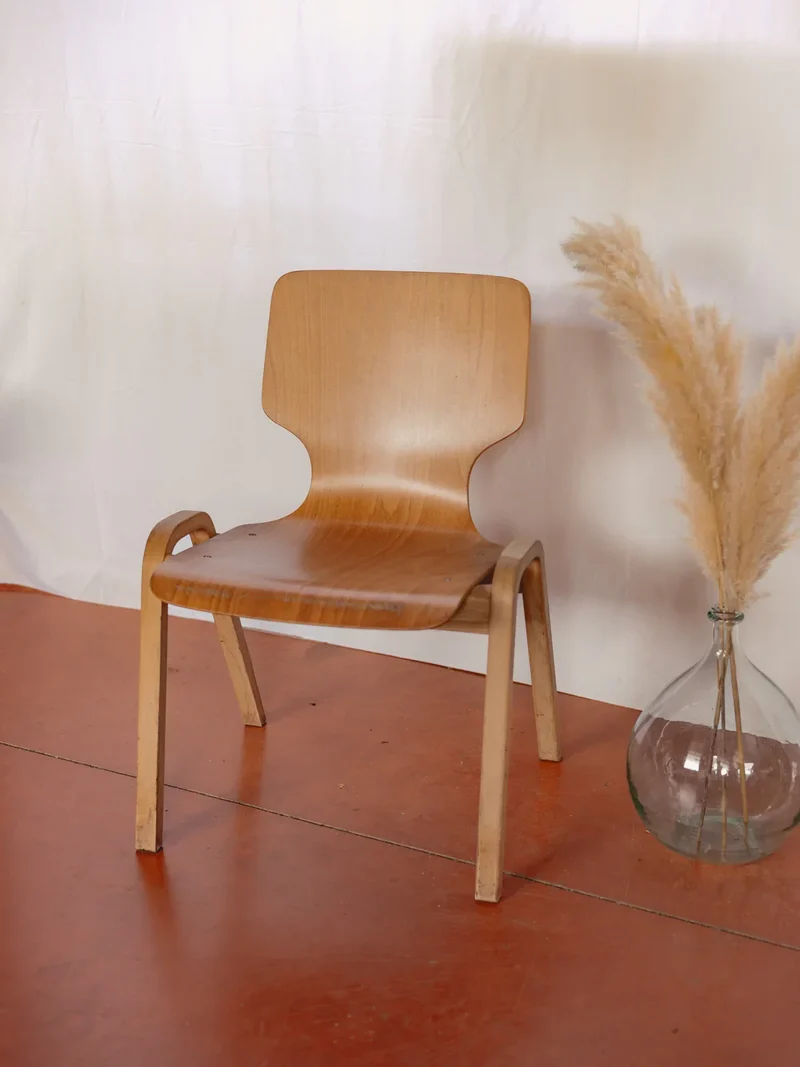 Alma, la chaise en bois clair scandinave N°1436