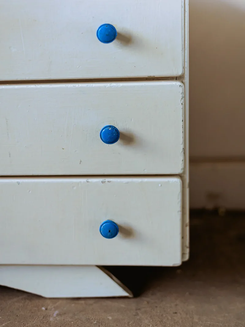 Garance, la mini commode bleu clair N°571