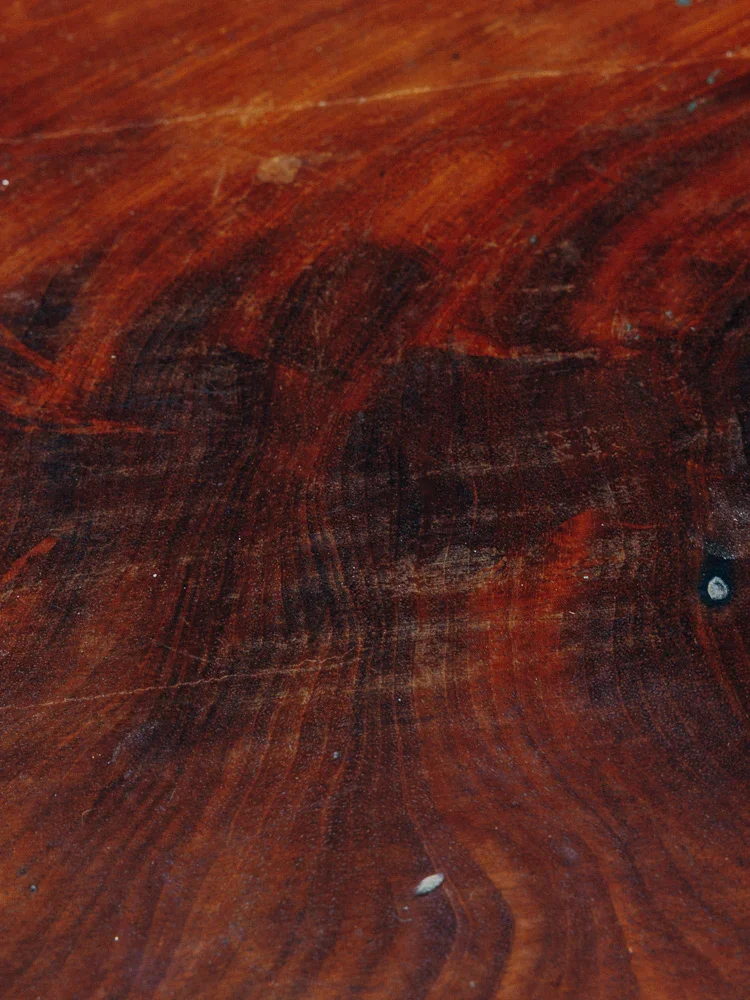 Billie, la table de jeux pliante en acajou N°8