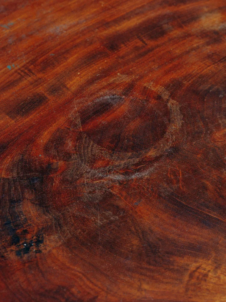 Billie, la table de jeux pliante en acajou N°8