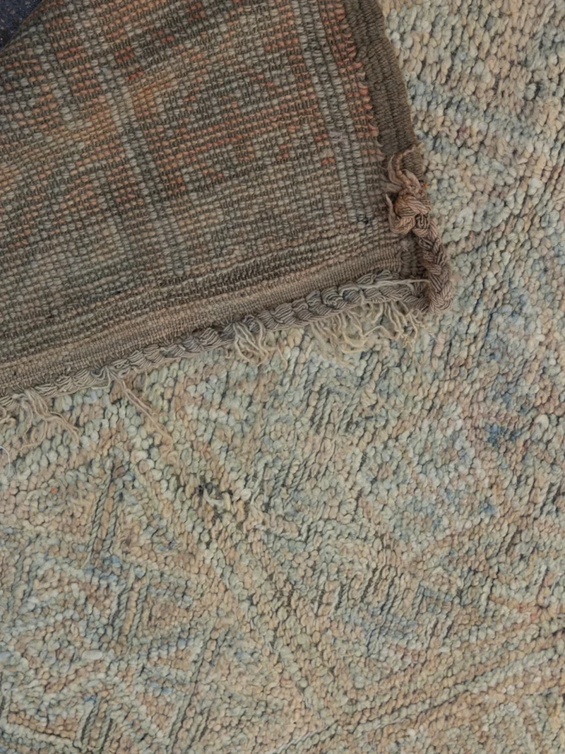 Olivier, le grand tapis de l'Atlas clair en laine naturelle N°44