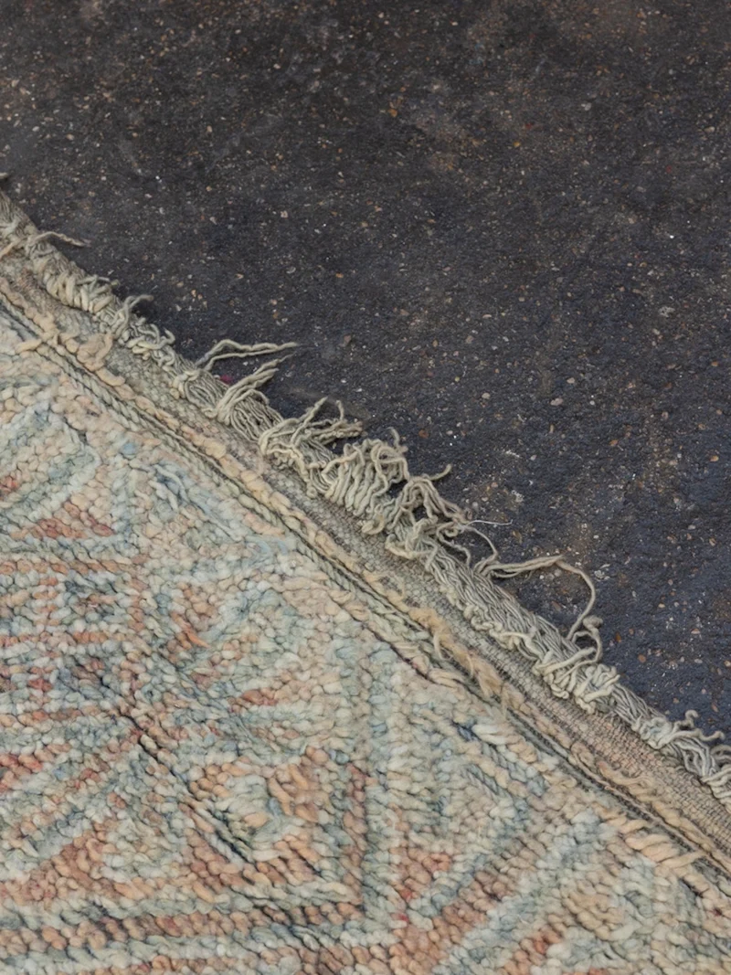 Olivier, le grand tapis de l'Atlas clair en laine naturelle N°44