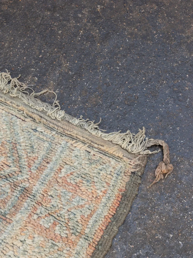 Olivier, le grand tapis de l'Atlas clair en laine naturelle N°44