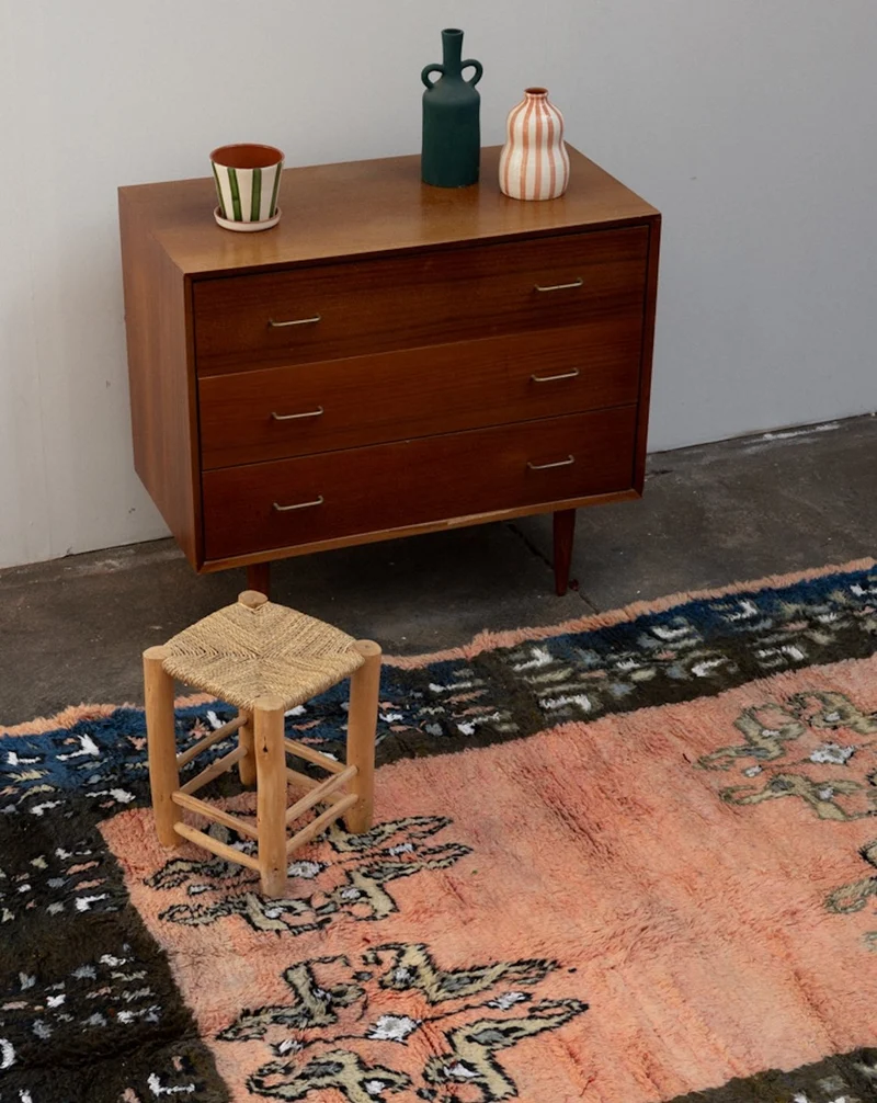 Olivier, le grand tapis de l'Atlas à motifs N°41