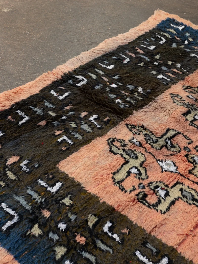 Olivier, le grand tapis de l'Atlas à motifs N°41