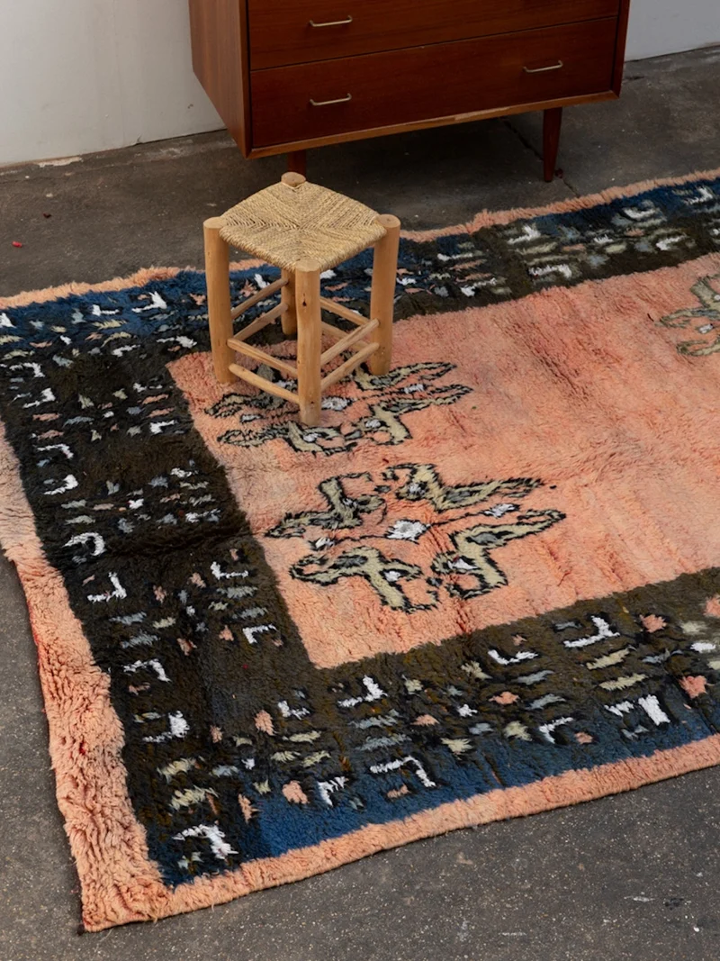 Olivier, le grand tapis de l'Atlas à motifs N°41