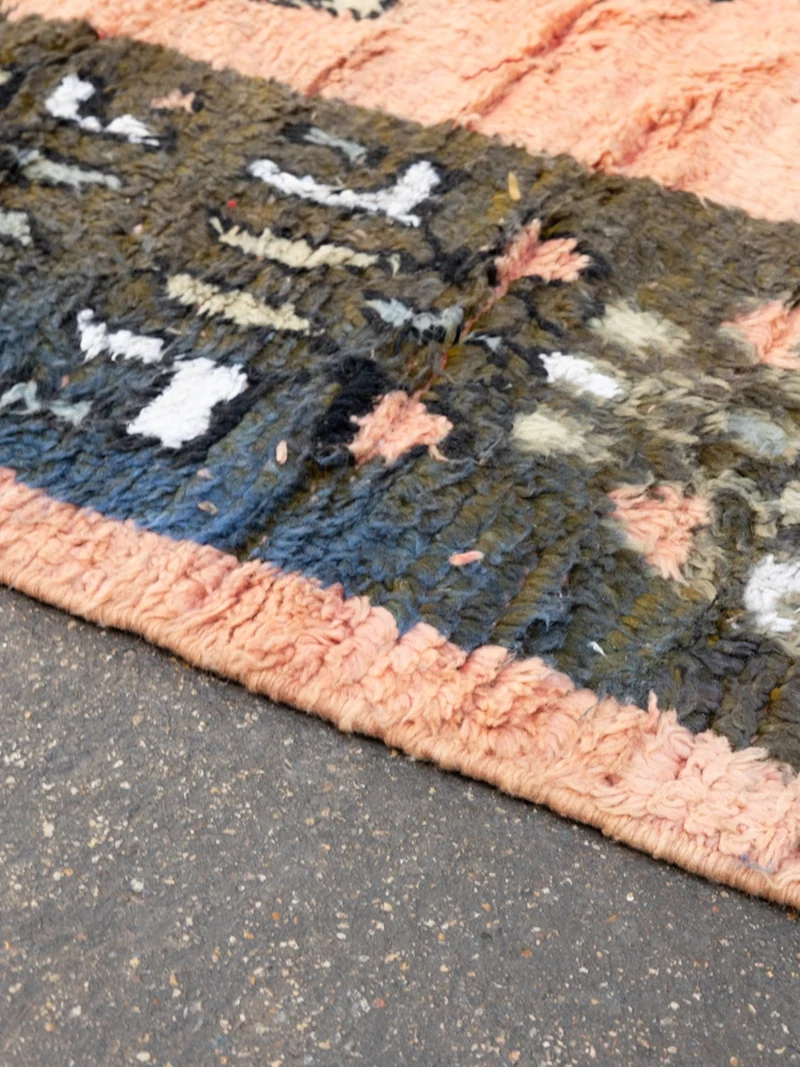 Olivier, le grand tapis de l'Atlas à motifs N°41