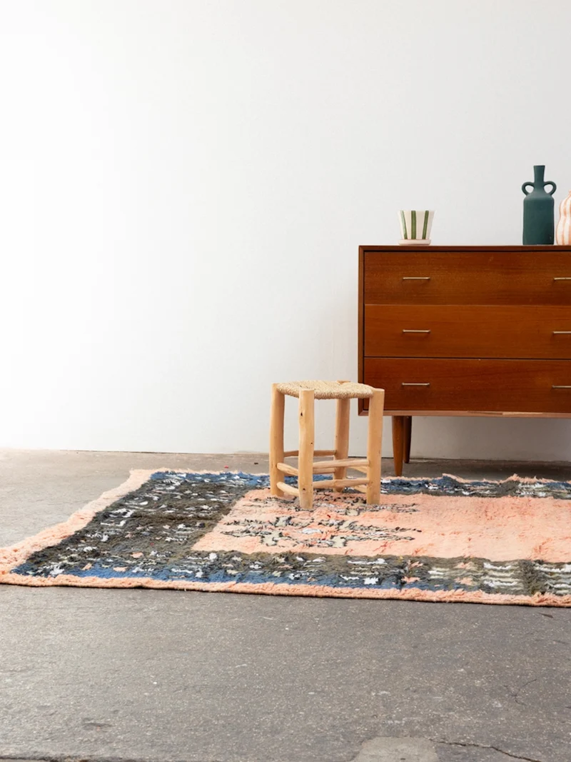 Olivier, le grand tapis de l'Atlas à motifs N°41