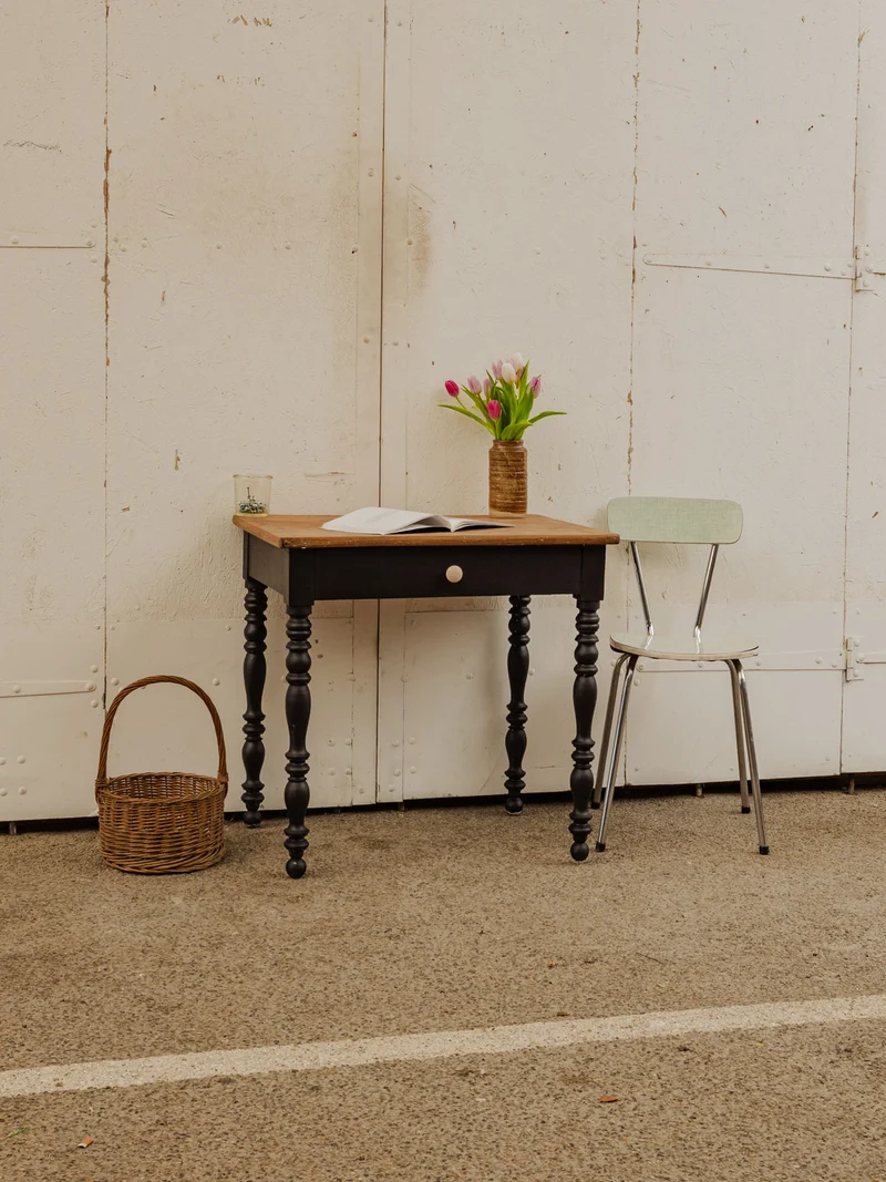 Edouard, le bureau en bois noir N°651