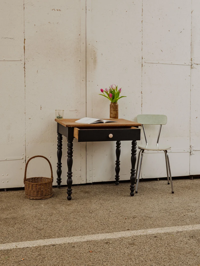 Edouard, le bureau en bois noir N°651