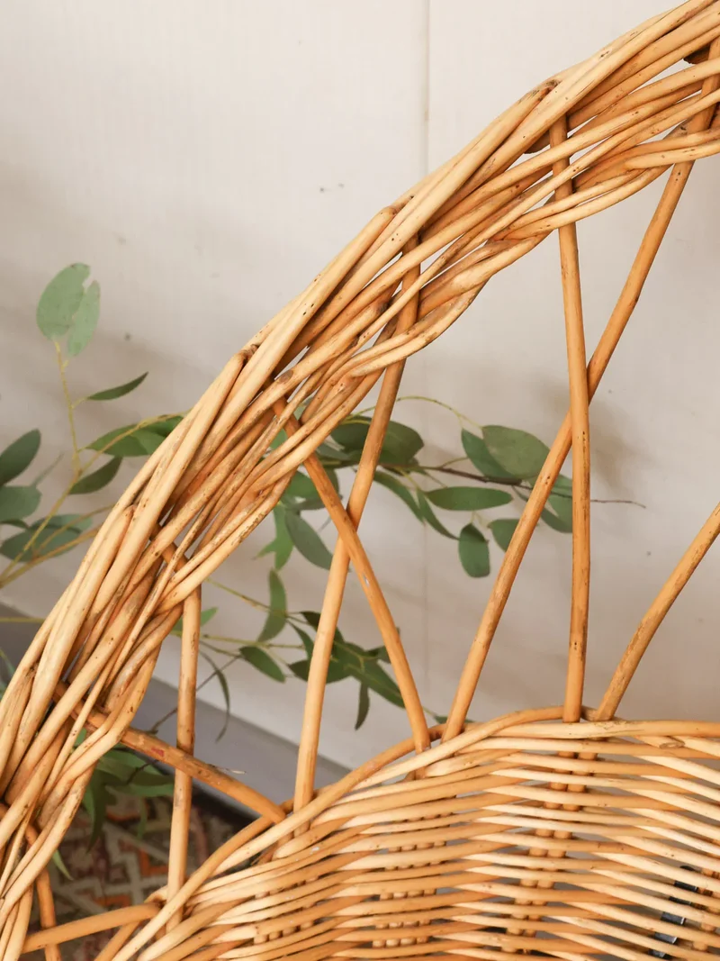 Ernest, le fauteuil en rotin vintage N°855