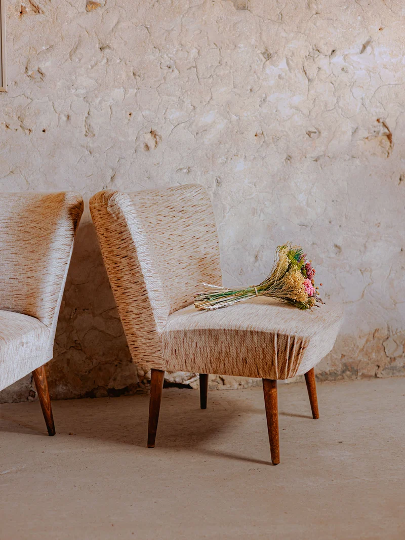 Jakob, la paire de fauteuils cocktails N°950