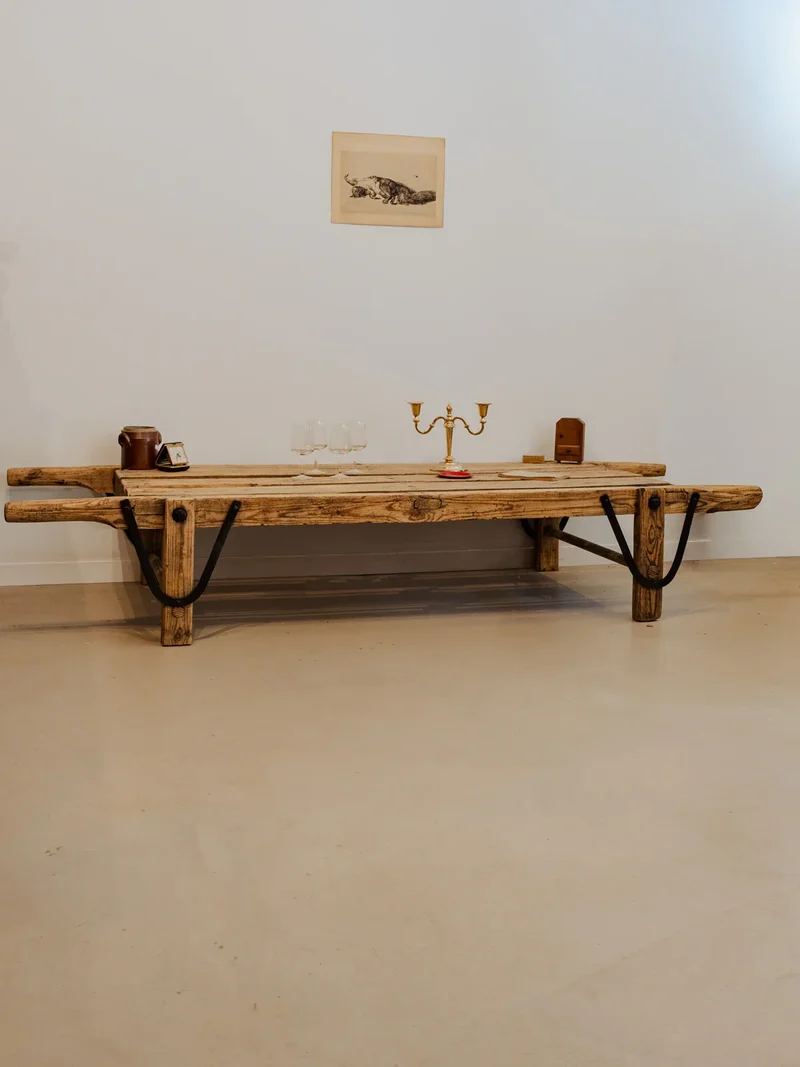 Léonie, la table basse de ferme en bois N°881
