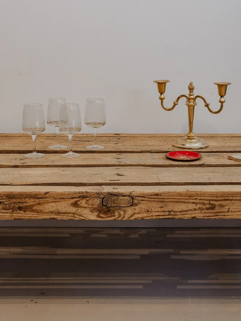 Léonie, la table basse de ferme en bois N°881