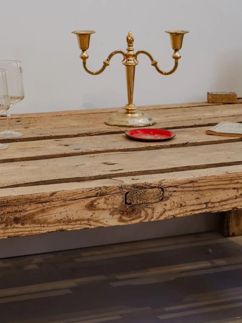 Léonie, la table basse de ferme en bois N°881