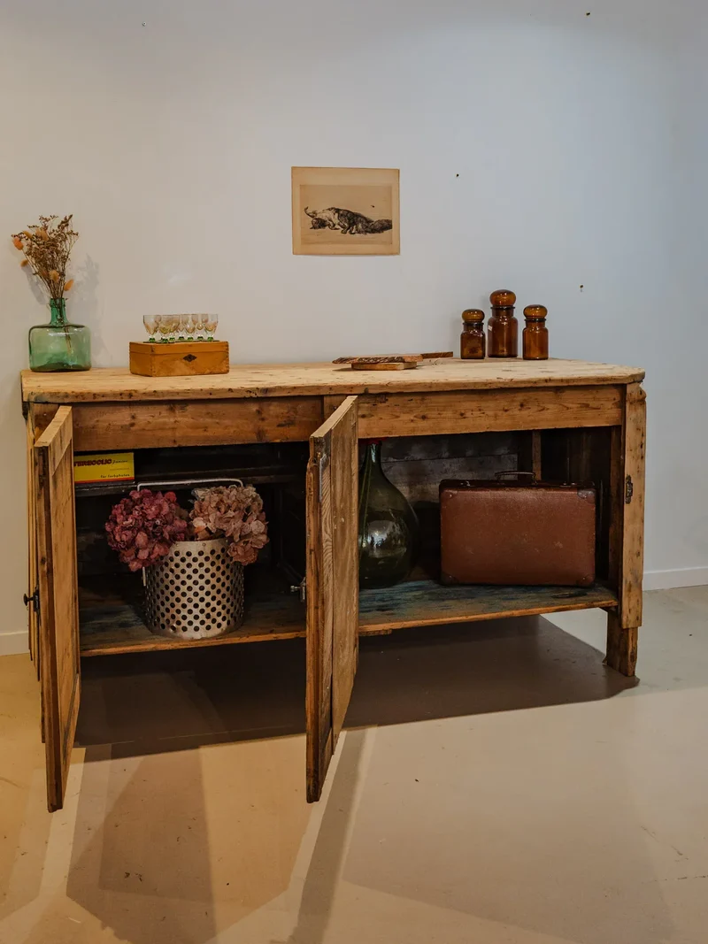 Fernand, le grand meuble de métier en bois N°312