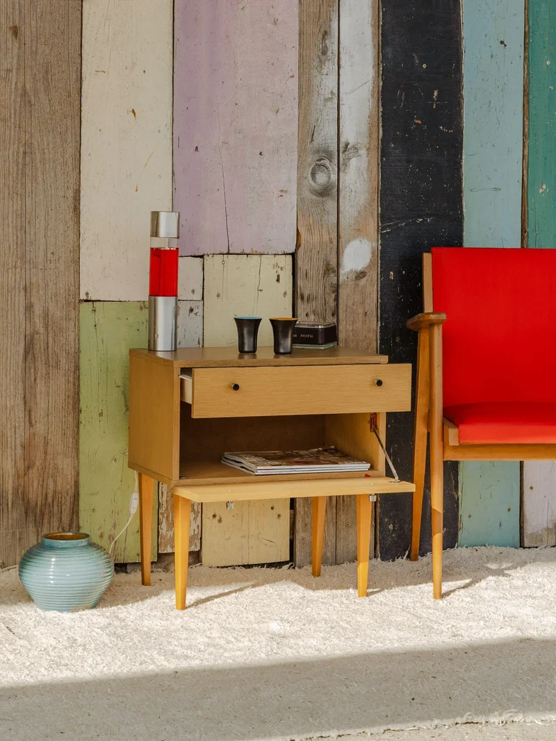 Maïa, la table de chevet en bois N°1460