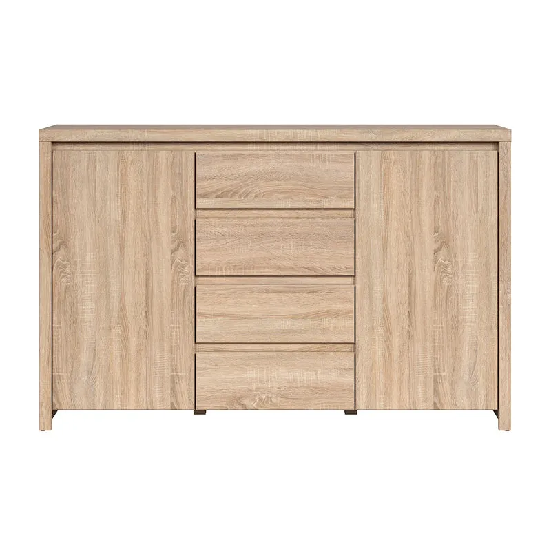 Buffet 2 portes 4 tiroirs Soren Bois