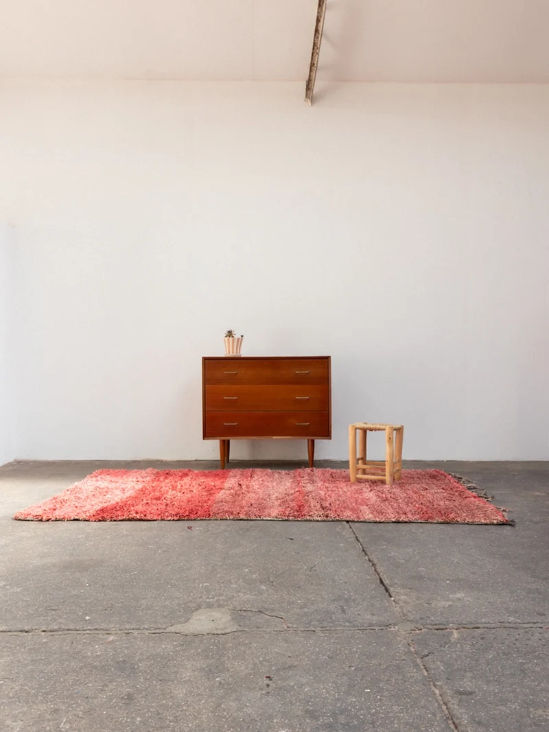 Olivier, le tapis en laine de l'Atlas aux nuances grenade N°33