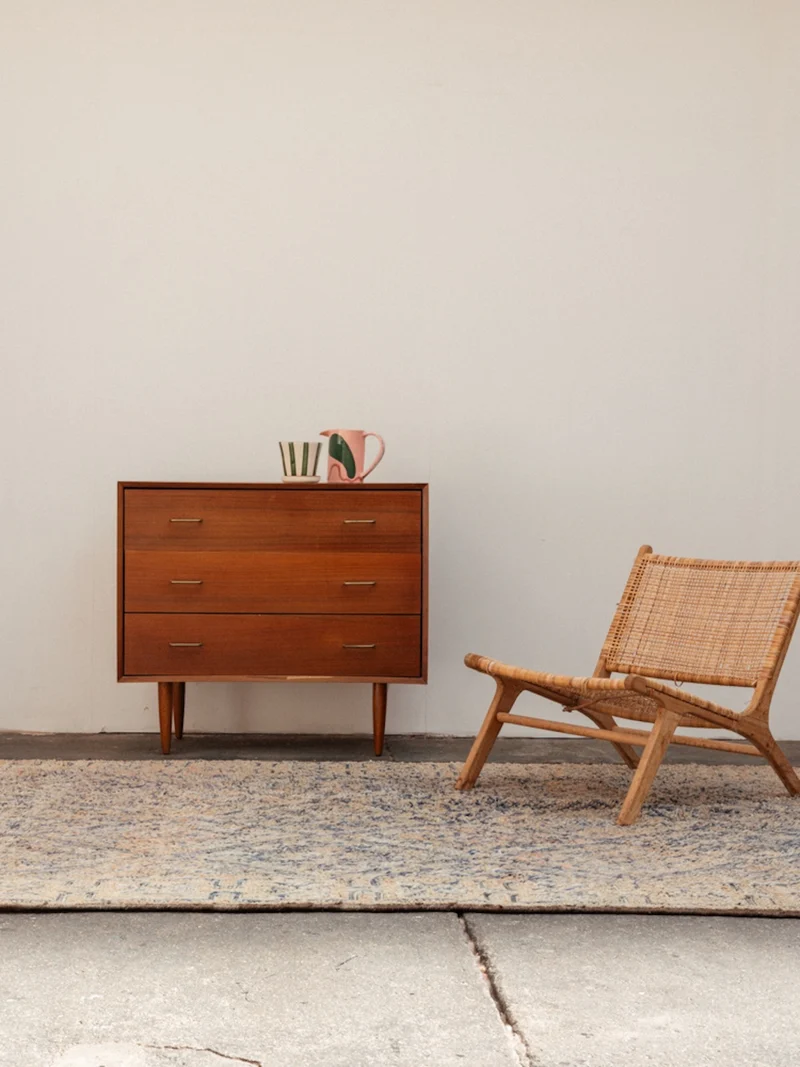 Olivier, le grand tapis de l'Atlas bleu en laine naturelle N°30