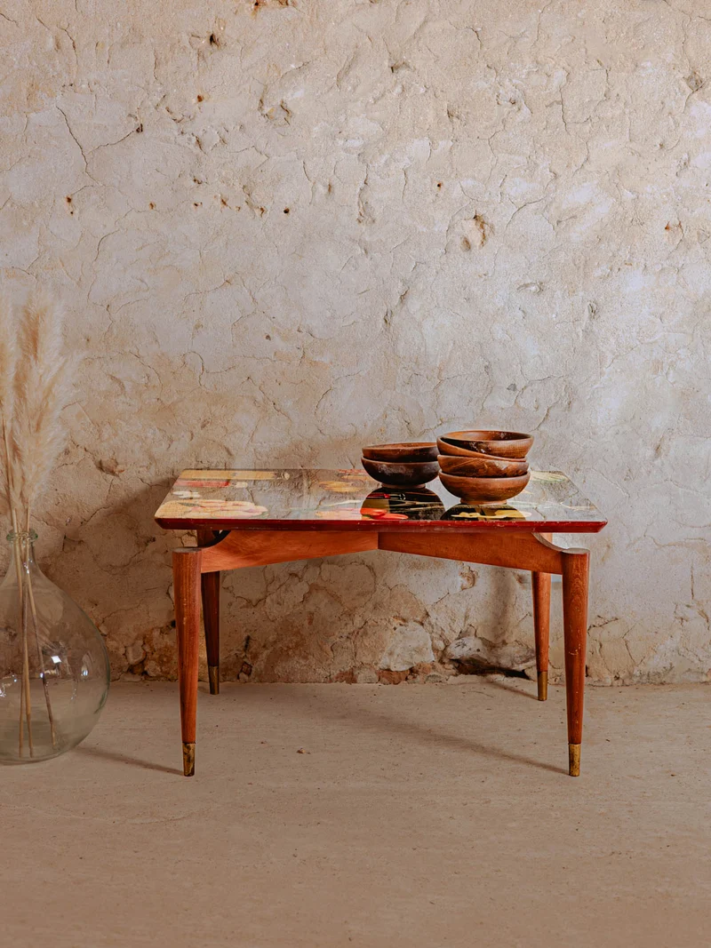 Donna, la table basse en bois N°892