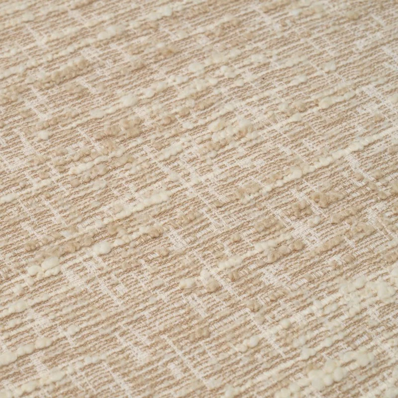 Casa Padrino Luxus Hocker Schwarz / Creme 55 cm - Luxus Hotel Möbel