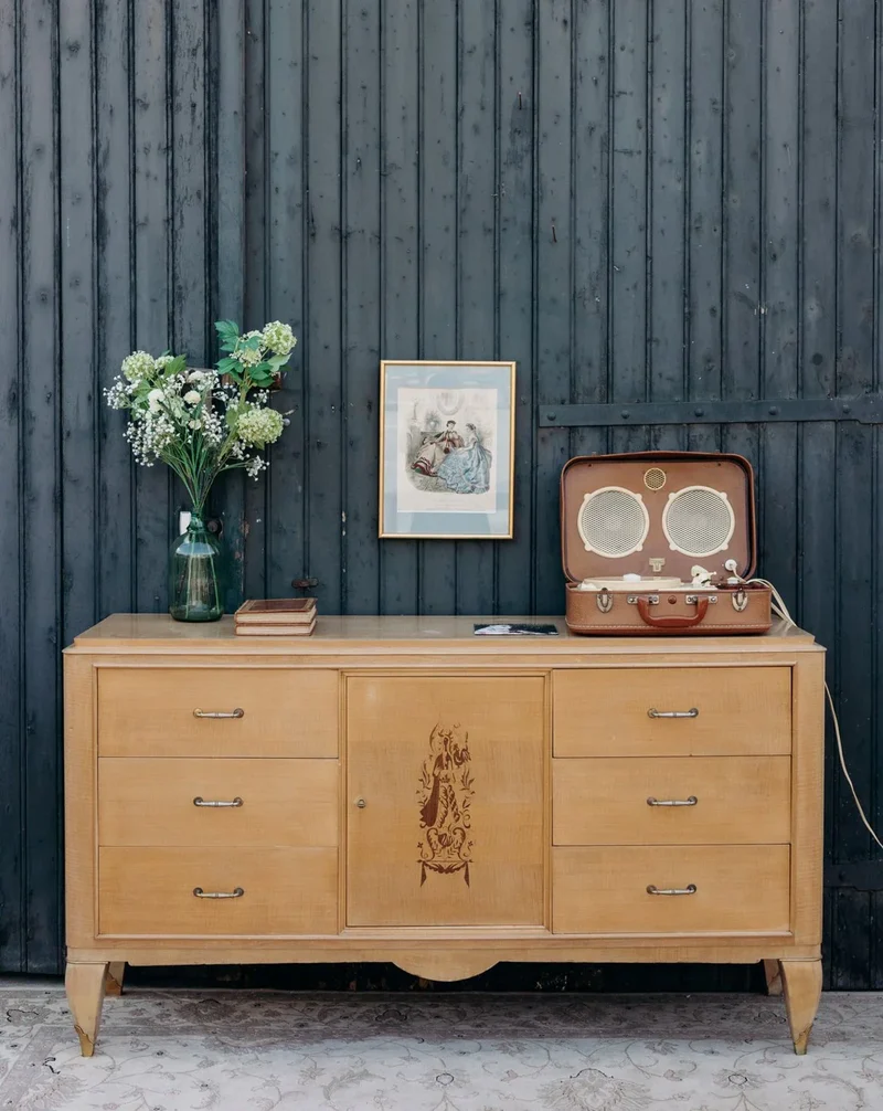 Gustave, le grand buffet en bois clair N°567