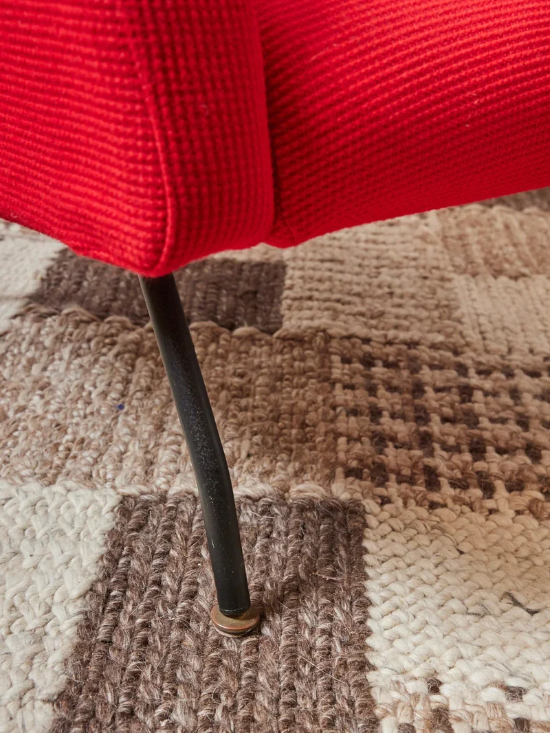 Jakob, le fauteuil italien rouge N°971