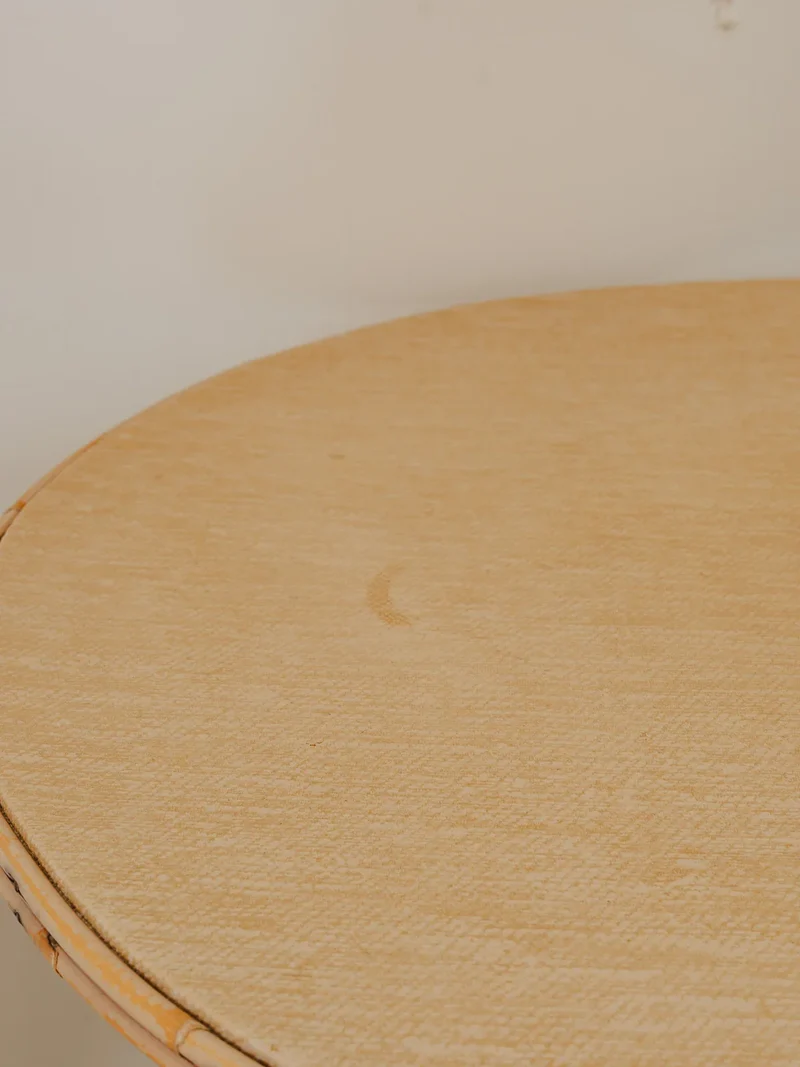 Francine, la table d'appoint en rotin et bambou N°857