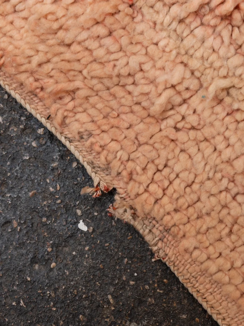 Olivier, le grand tapis de l'Atlas orange et rose N°21