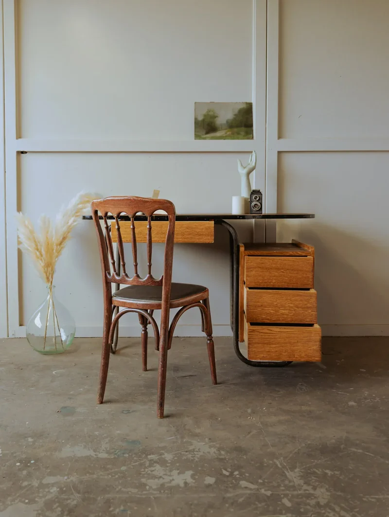 Edouard, le bureau années 50 en bois N°628