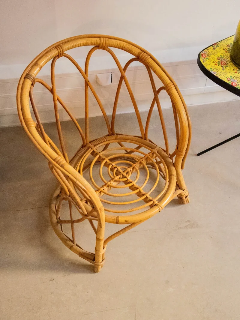 Marcus, le fauteuil pour enfant en rotin N°310