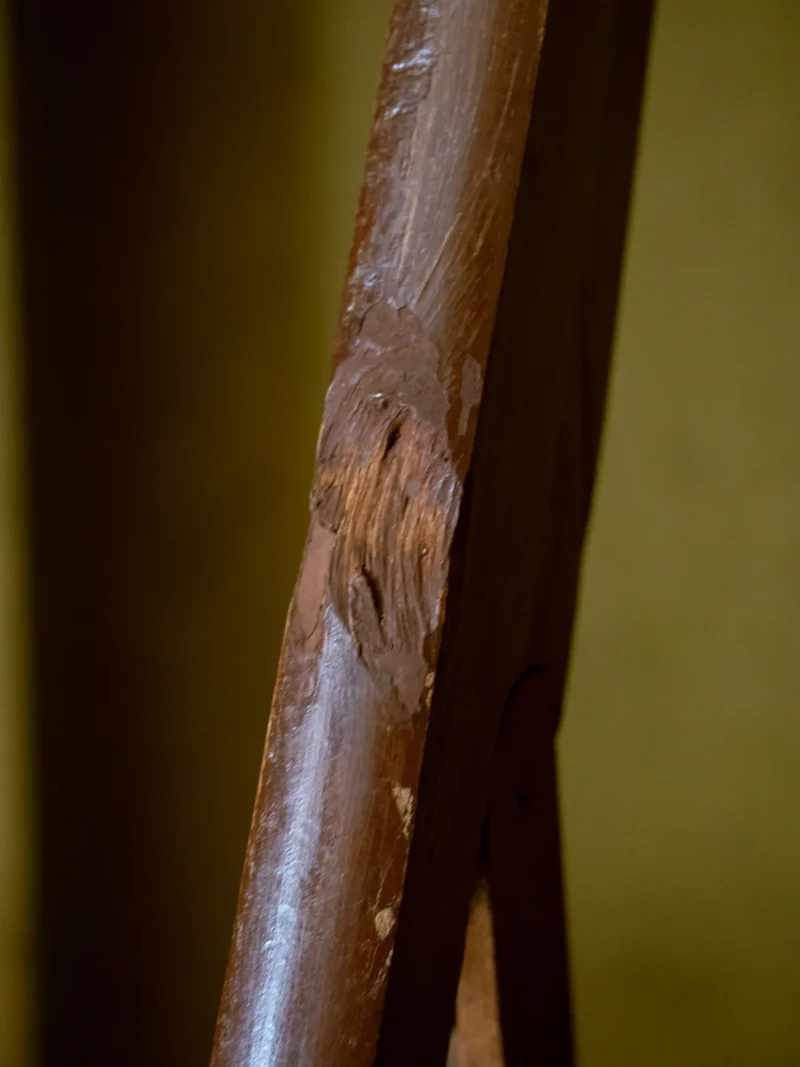 Claude, la paire de chaises en cannage N°1093