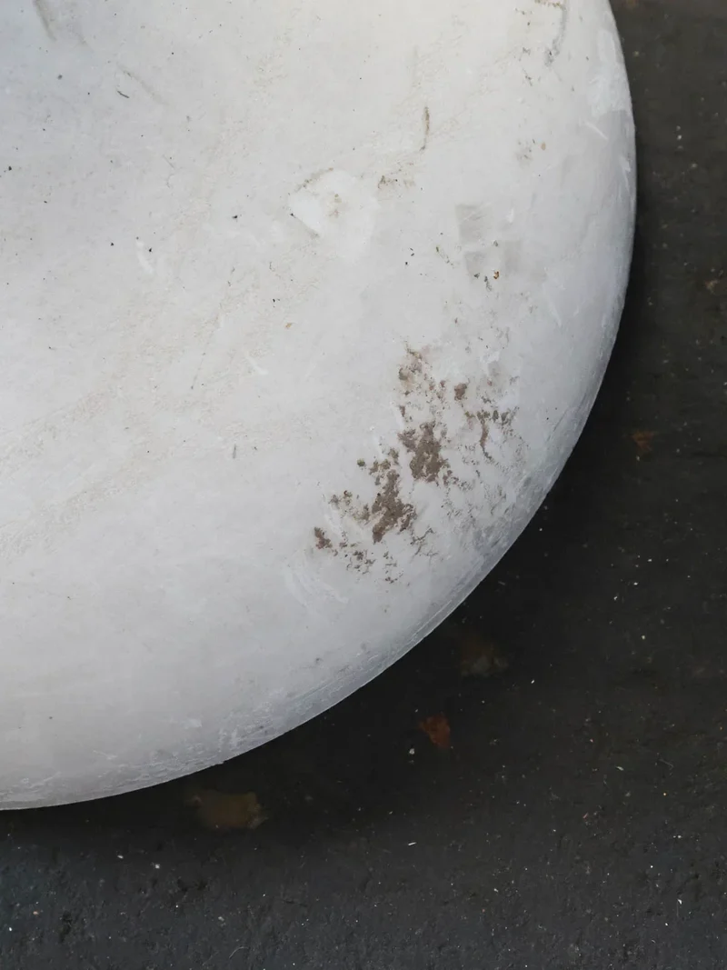 Axel, le tabouret rond et blanc N°644