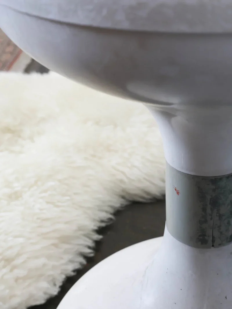 Axel, le tabouret rond et blanc N°644