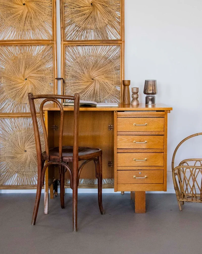 Yvan, le bureau scandinave en bois clair N°526